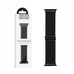 Hoco Elastic Nylon Bracelet WA04 Fashion Series (42/44/45/49mm) for iWatch Black Hoco Elastic Nylon Bracelet WA04 Fashion Series (42/44/45/49mm) for iWatch Black
